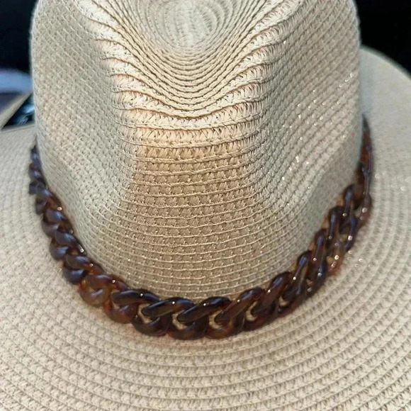 KENDALL + KYLIE
Chunky Chain-Trim Boater Hat - Picture 2 of 4
